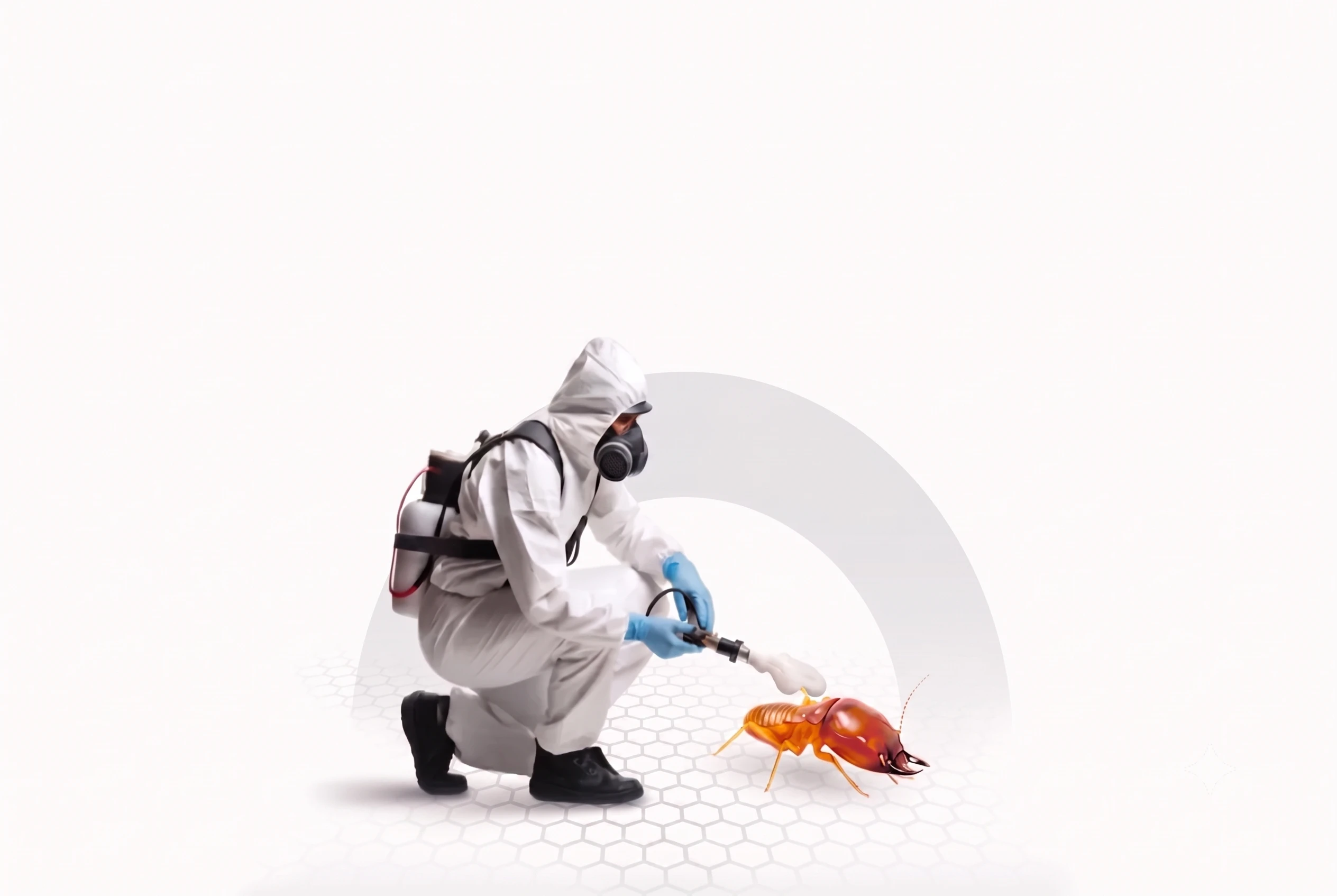 Natural Pest Solutions technician at work in Mumbai